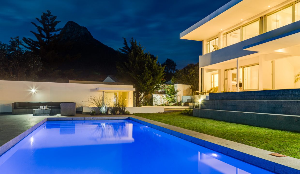 Pool Exterior Evening